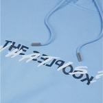 ERKEK BASKILI KAPÜŞONLU MAVİ SWEATSHIRT