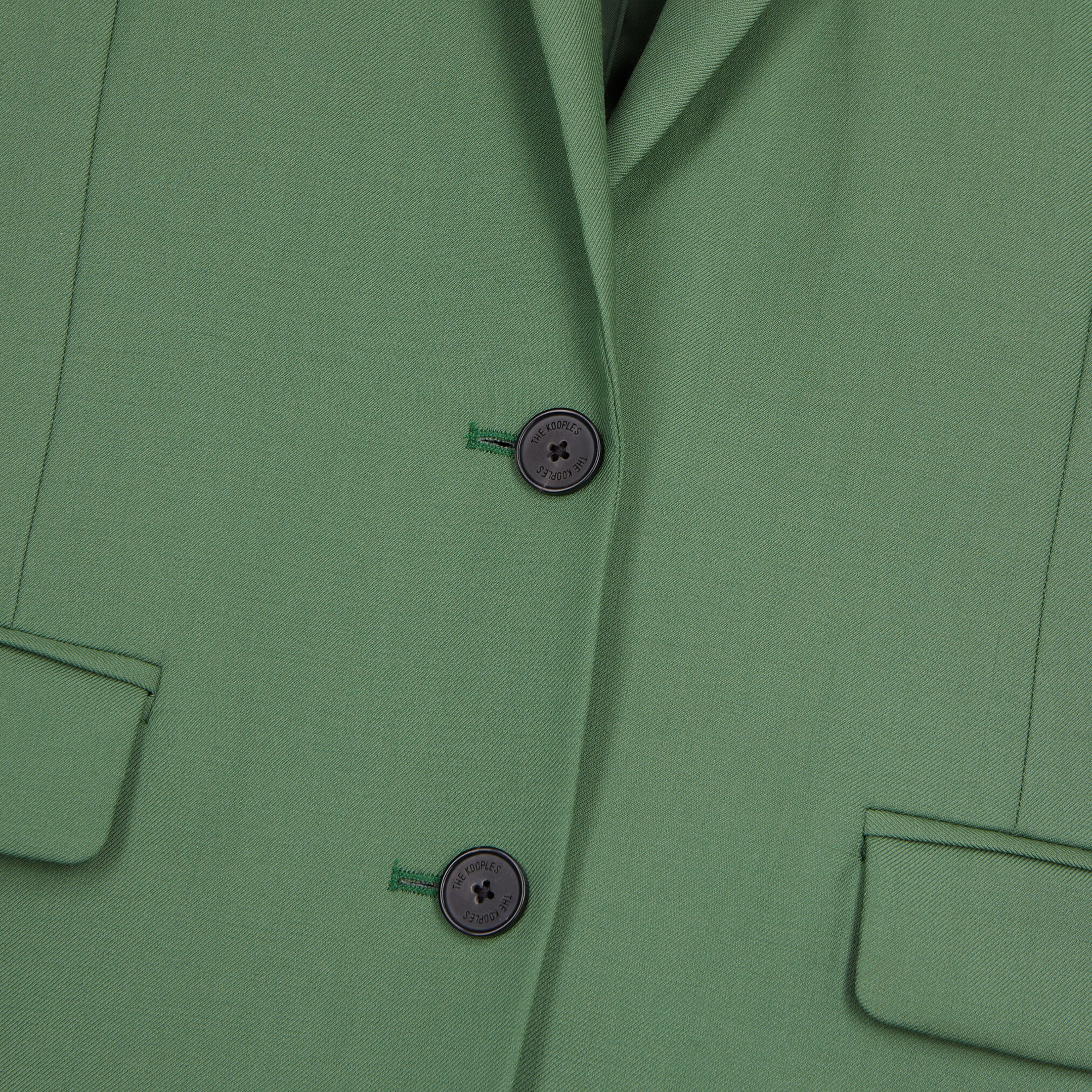 KADIN STRAIGHT FIT YEŞİL BLAZER CEKET