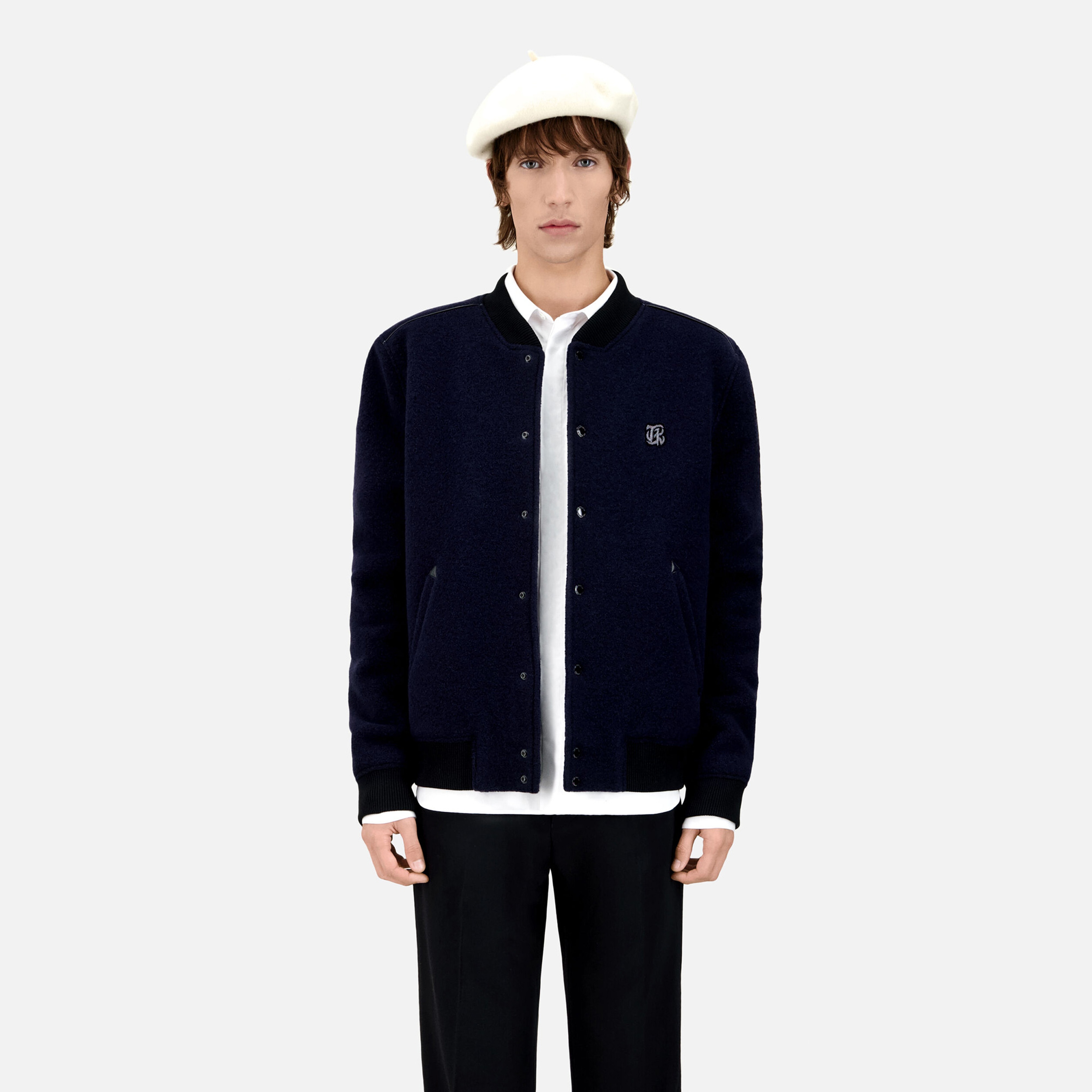 ERKEK COMFORT FIT HAKİM YAKA LACİVERT CEKET