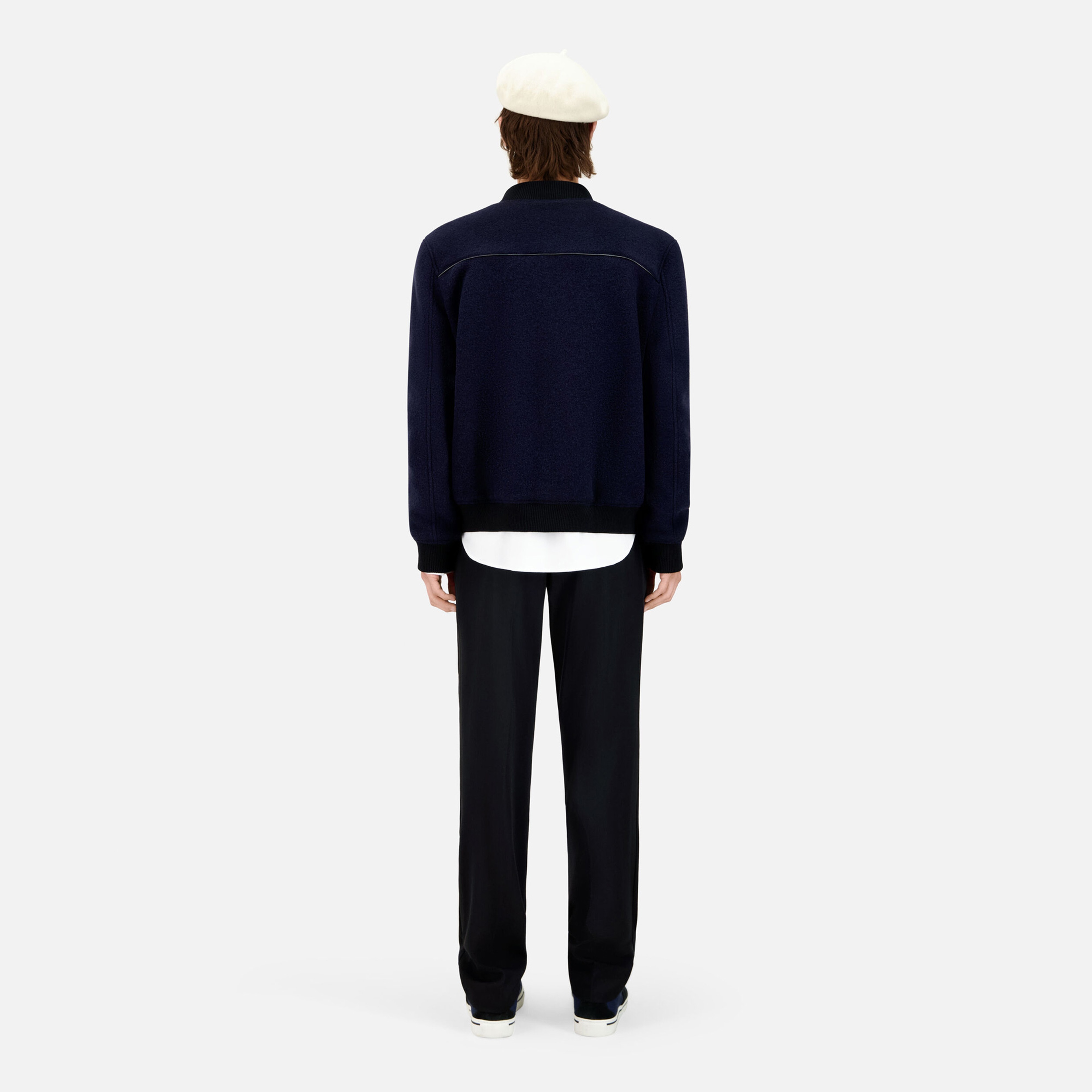 ERKEK COMFORT FIT HAKİM YAKA LACİVERT CEKET