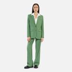 KADIN STRAIGHT FIT YEŞİL BLAZER CEKET