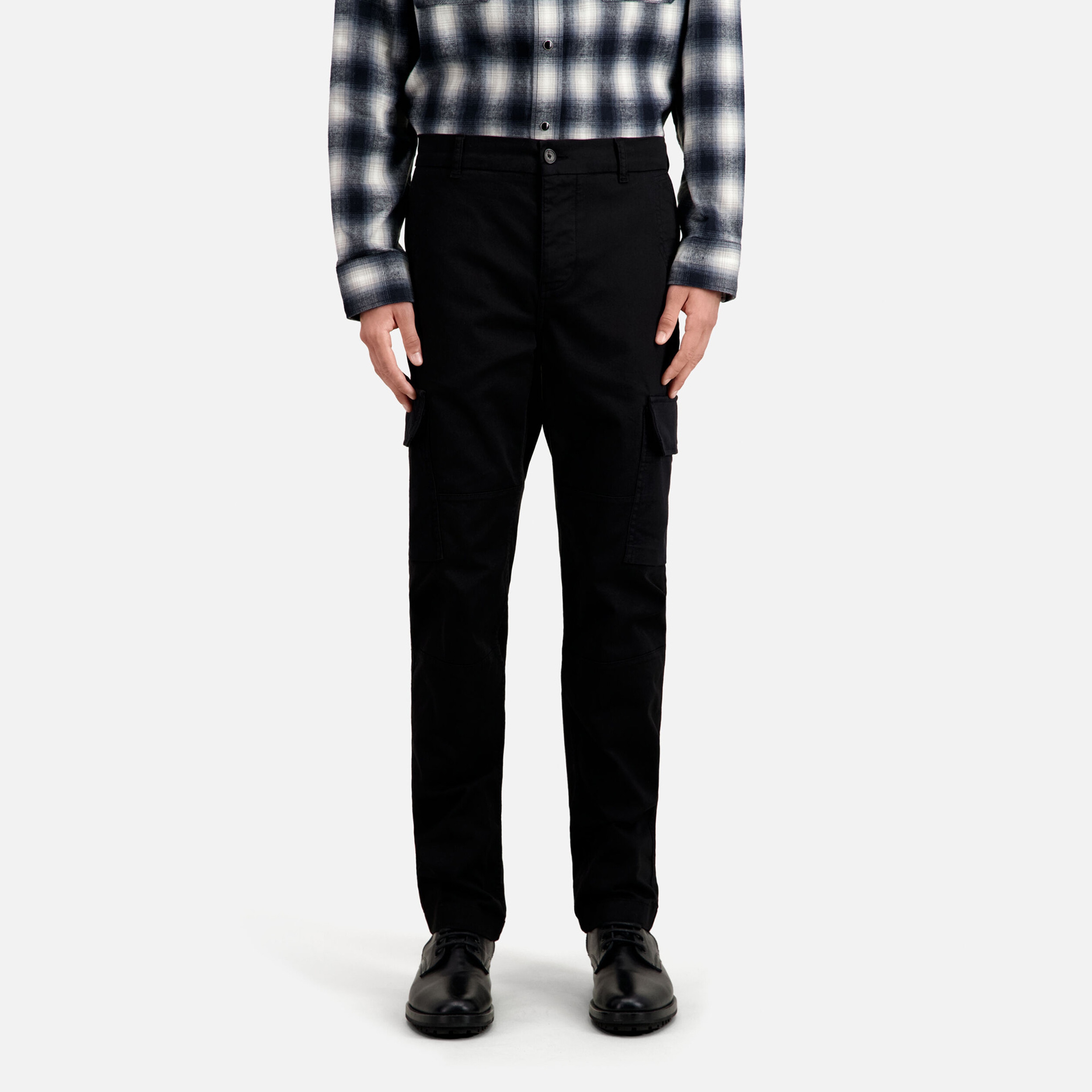 ERKEK SİYAH KARGO PANTOLON