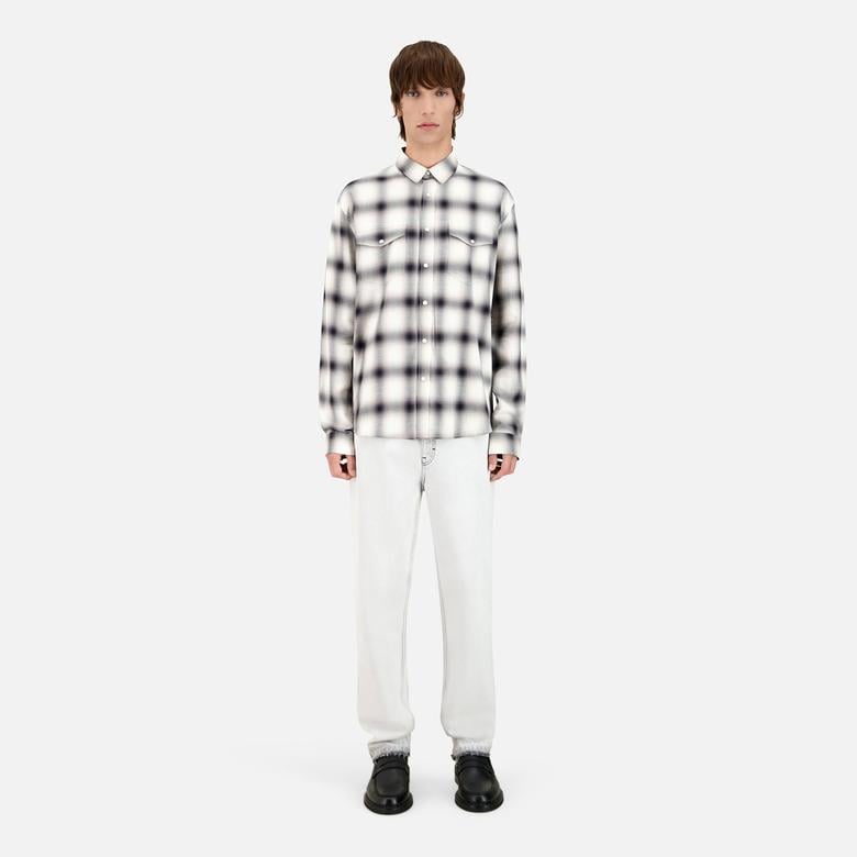 ERKEK EKOSE LACİVERT GÖMLEK