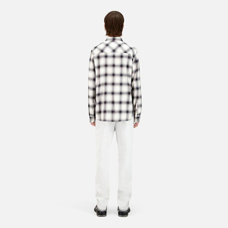 ERKEK EKOSE LACİVERT GÖMLEK