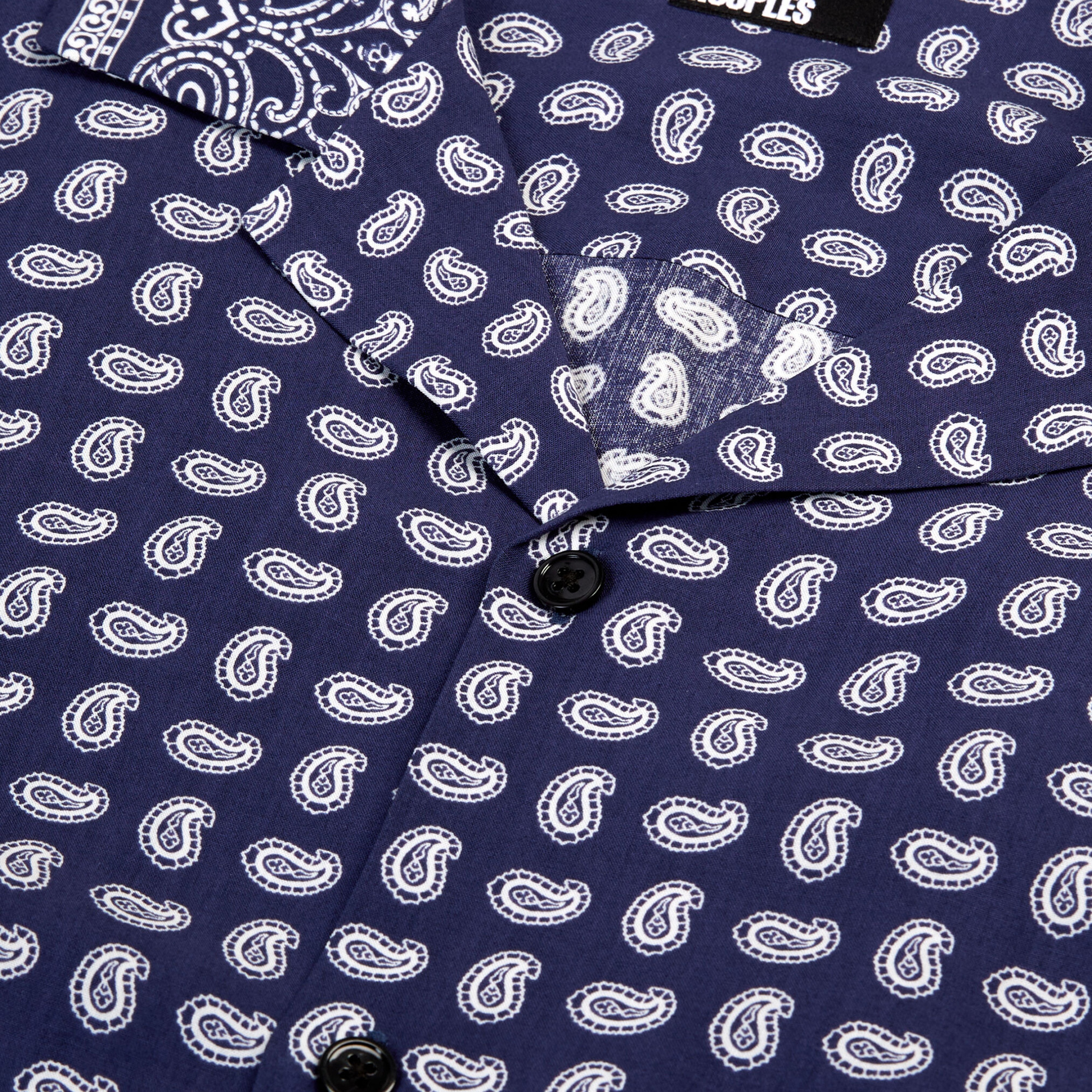 ERKEK DESENLİ LACİVERT GÖMLEK