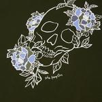 ERKEK BASKILI BİSİKLET YAKA YEŞİL T-SHIRT