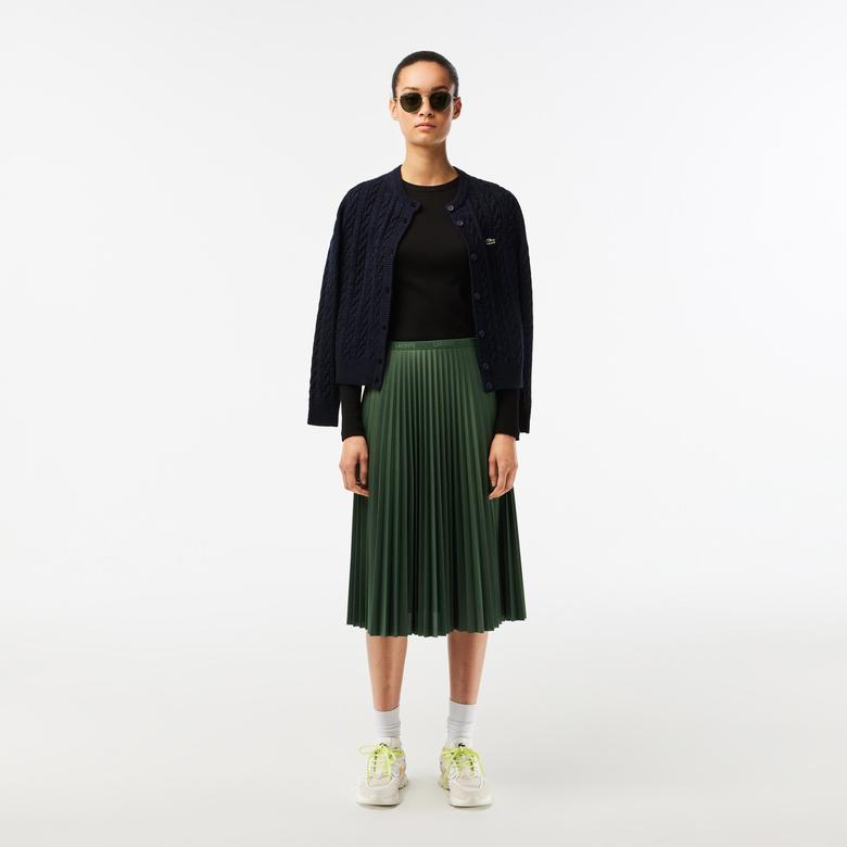 Kadın Slim Fit Uzun Kollu Bisiklet Yaka Siyah T-Shirt