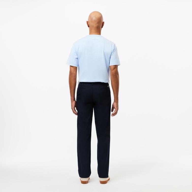 Erkek Straight Fit Chino Lacivert Pantolon
