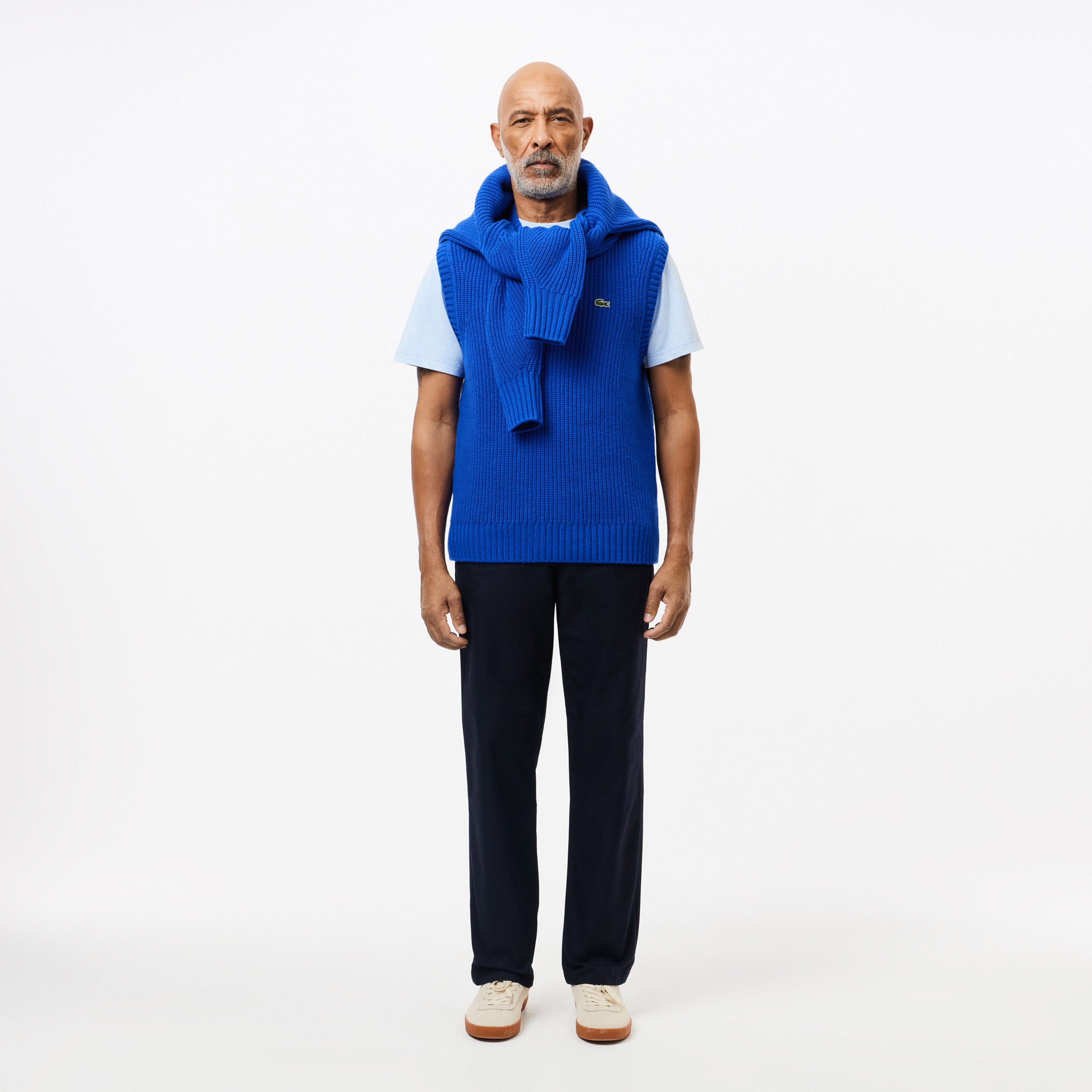 Erkek Straight Fit Chino Lacivert Pantolon