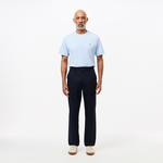 Erkek Straight Fit Chino Lacivert Pantolon