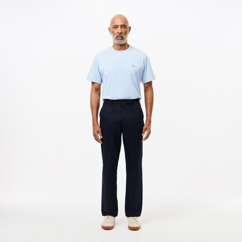 Erkek Straight Fit Chino Lacivert Pantolon
