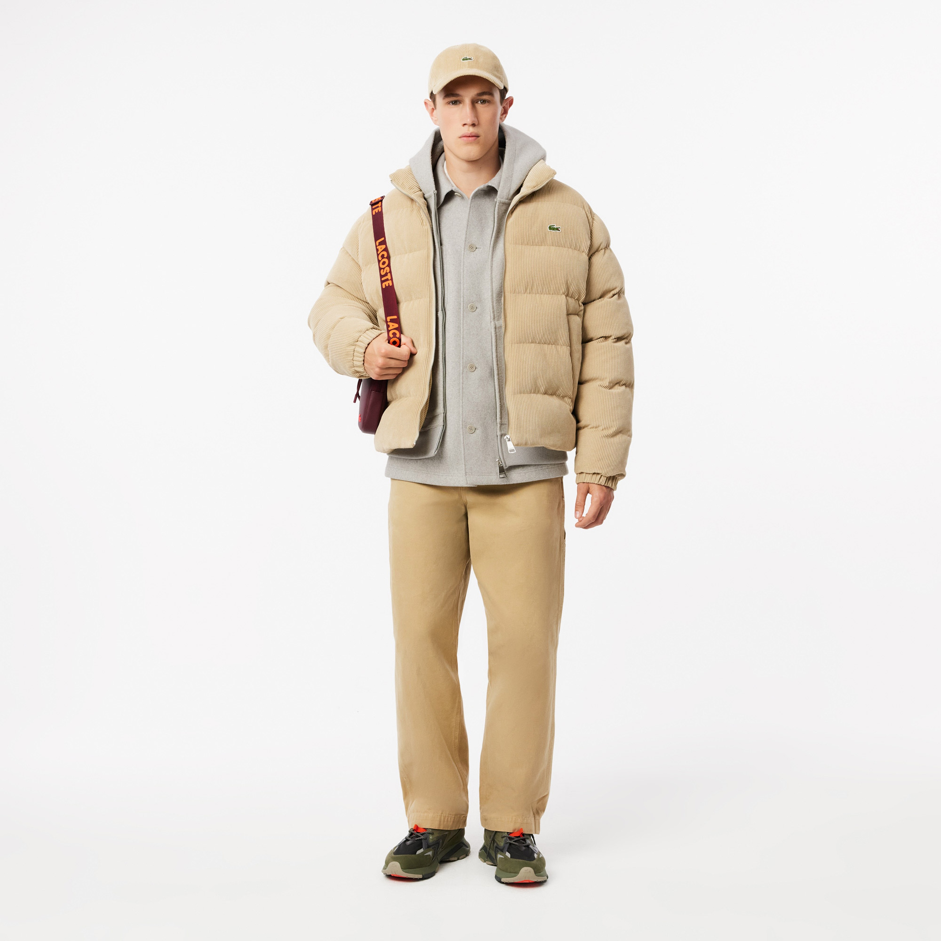 Erkek Oversize Fit Gri Gömlek