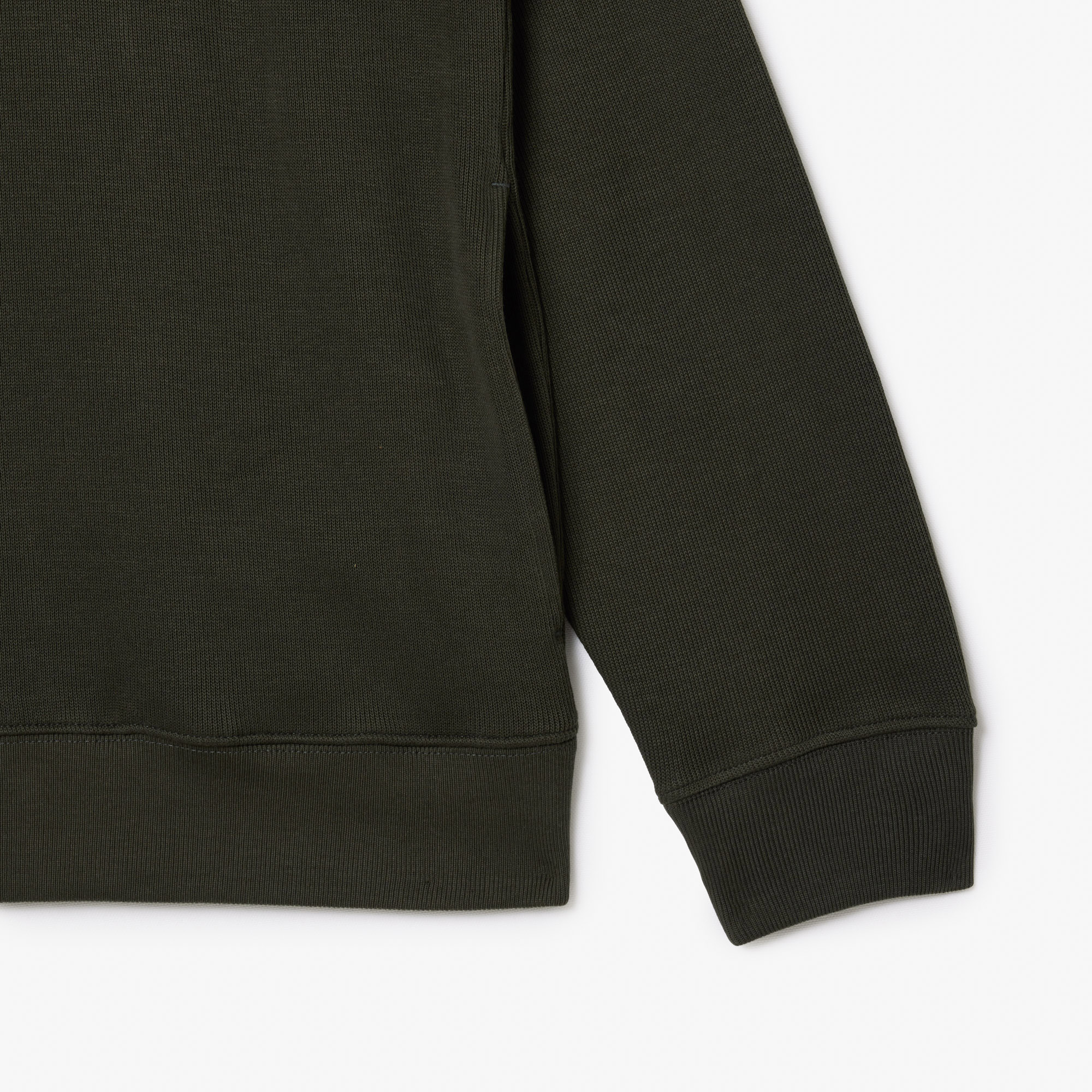 Lacoste Classic Erkek Classic Fit Yarım Fermuarlı Yeşil