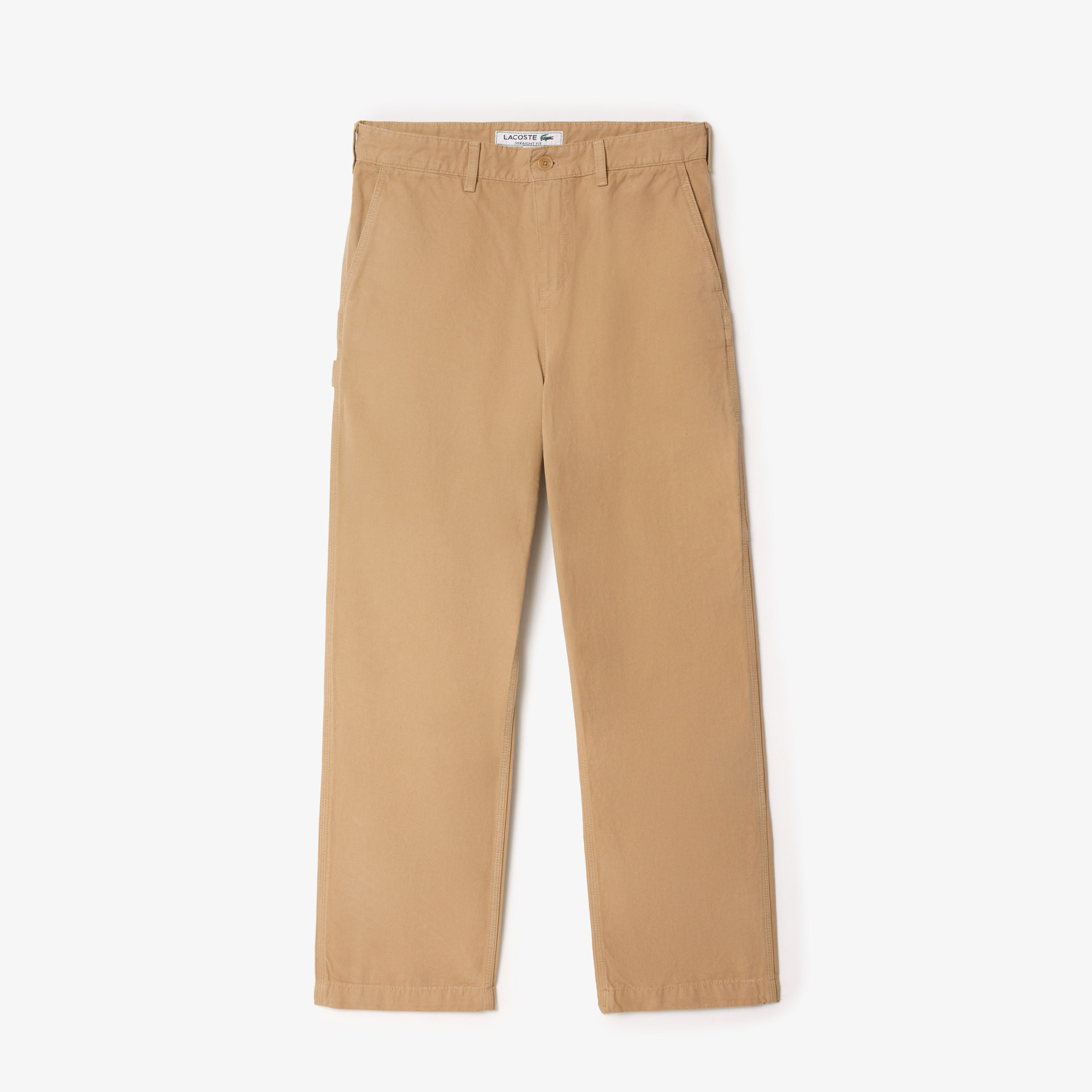 Erkek Relaxed Fit Chino Bej Pantolon