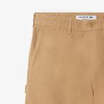 Erkek Relaxed Fit Chino Bej Pantolon