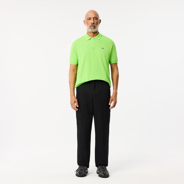 Erkek Straight Fit Chino Siyah Pantolon