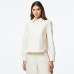 Kadın Oversize Fit Krem Gömlek