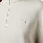 Kadın Relaxed Fit Yarım Fermuarlı Gri Sweatshirt