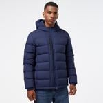 Erkek Regular Fit Kapüşonlu Lacivert Şişme Mont