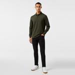 Erkek Regular Fit Uzun Kollu Haki Paris Polo