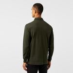 Erkek Regular Fit Uzun Kollu Haki Paris Polo