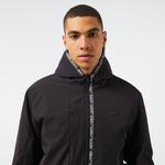 Erkek Regular Fit Kapüşonlu Siyah Mont