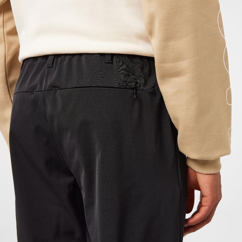 Erkek Straight Fit Chino Siyah Pantolon