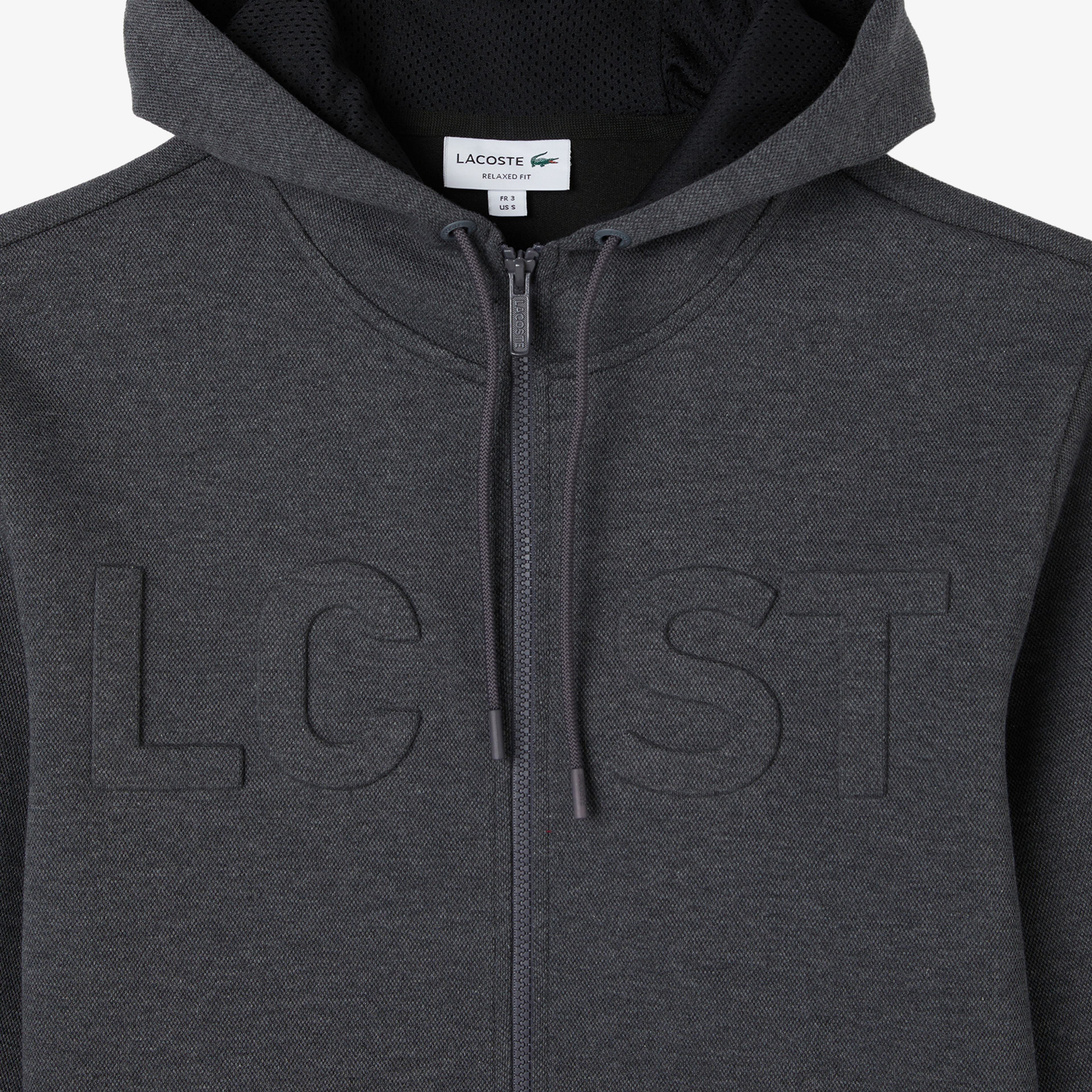 Erkek Relaxed Fit Kapüşonlu Baskılı Gri Sweatshirt