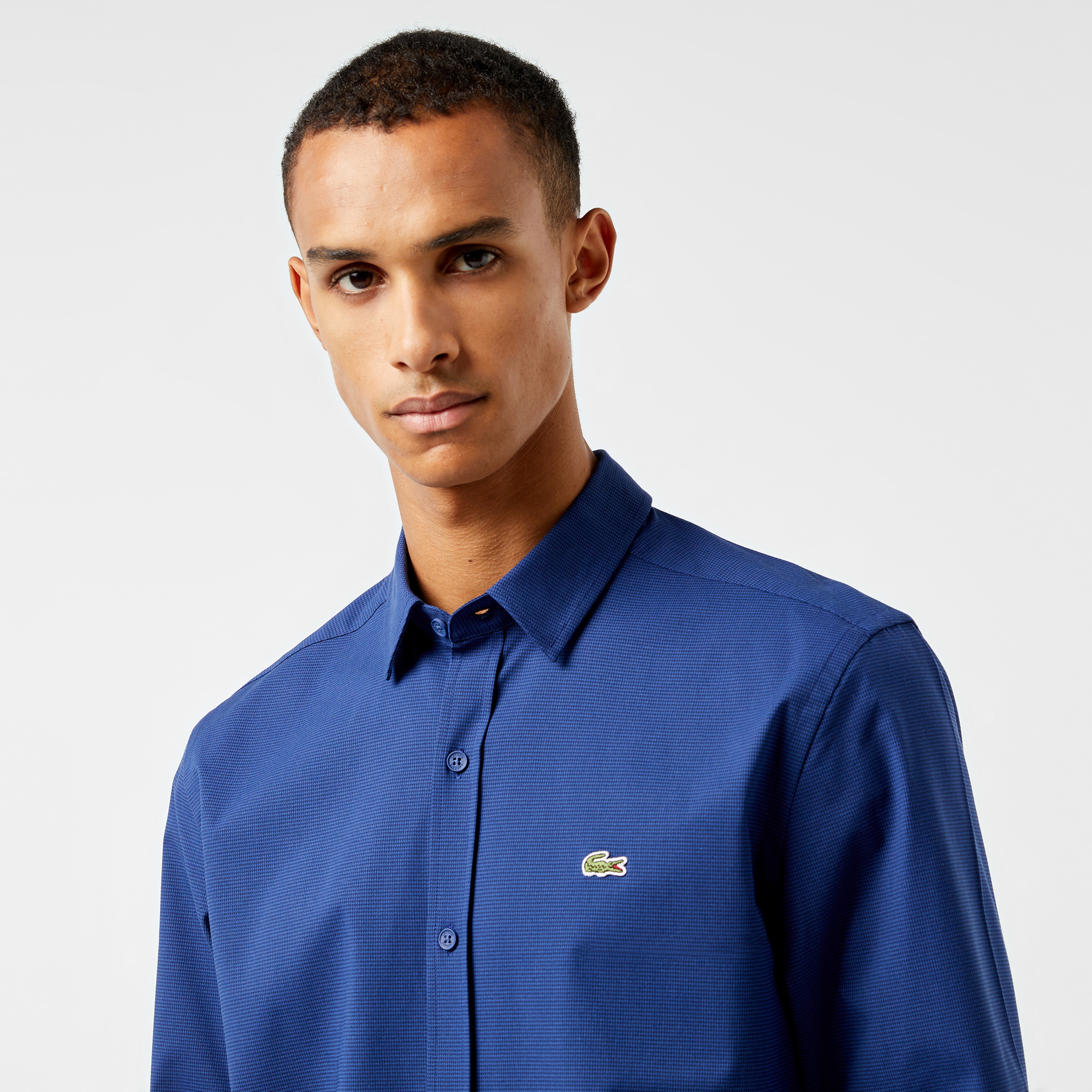 Erkek Regular Fit Lacivert Gömlek