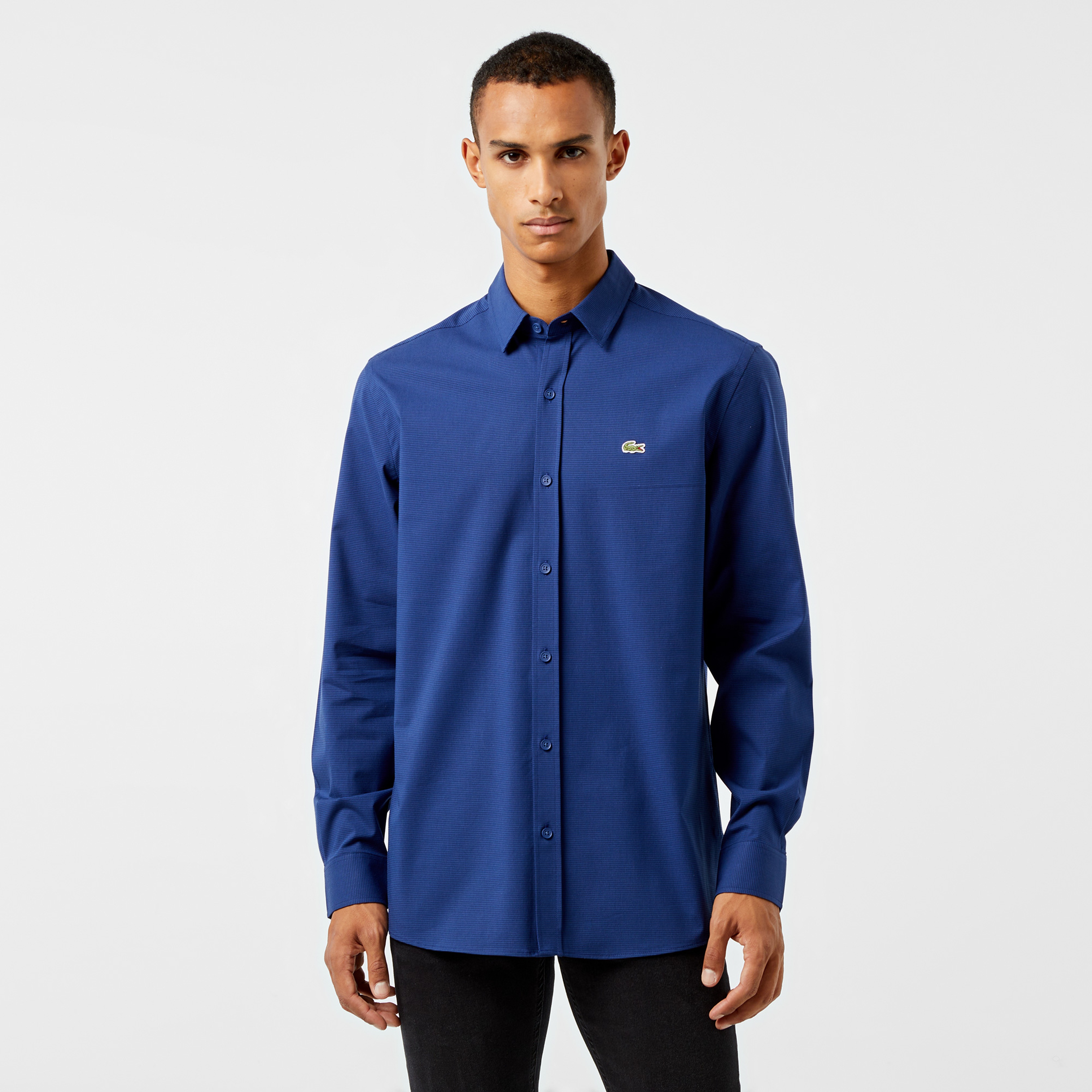 Erkek Regular Fit Lacivert Gömlek