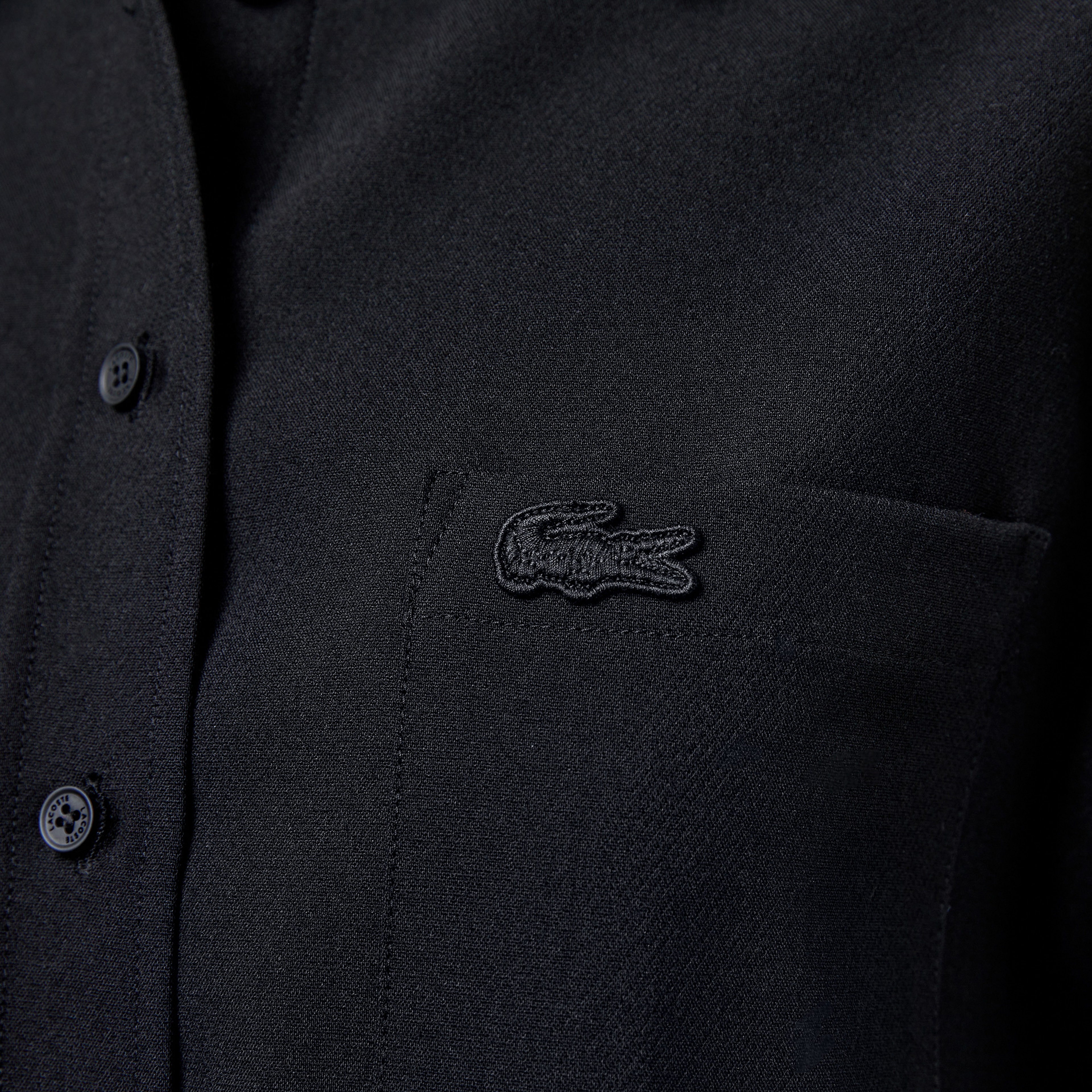 Kadın Oversize Fit Siyah Gömlek