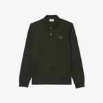 L.12.12 Erkek Classic Fit Uzun Kollu Haki Polo