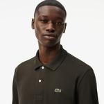 L.12.12 Erkek Classic Fit Uzun Kollu Haki Polo