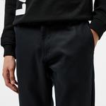 Erkek Straight Fit Chino Siyah Pantolon