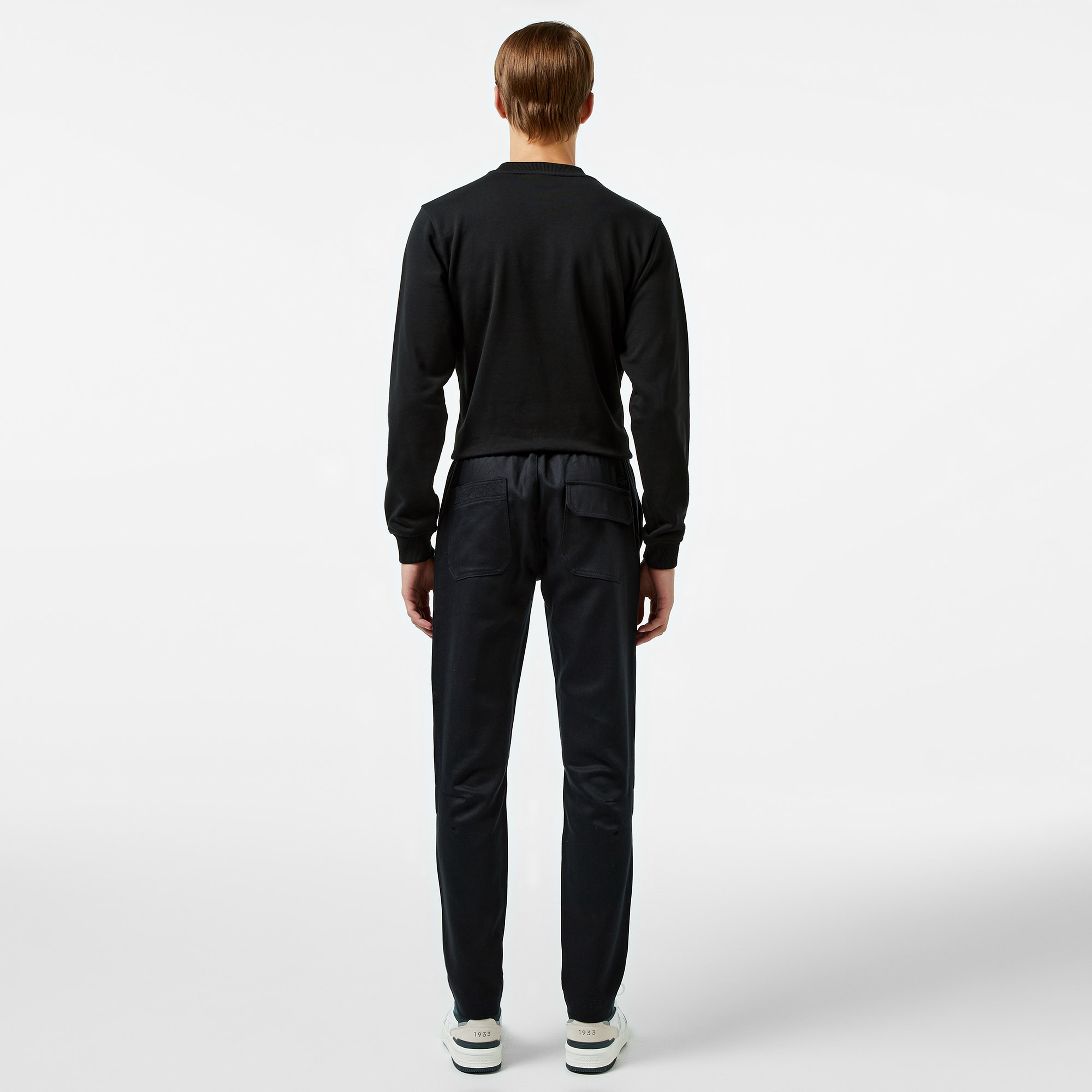 Erkek Straight Fit Chino Siyah Pantolon