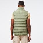 Erkek Dik Yaka Haki Yelek