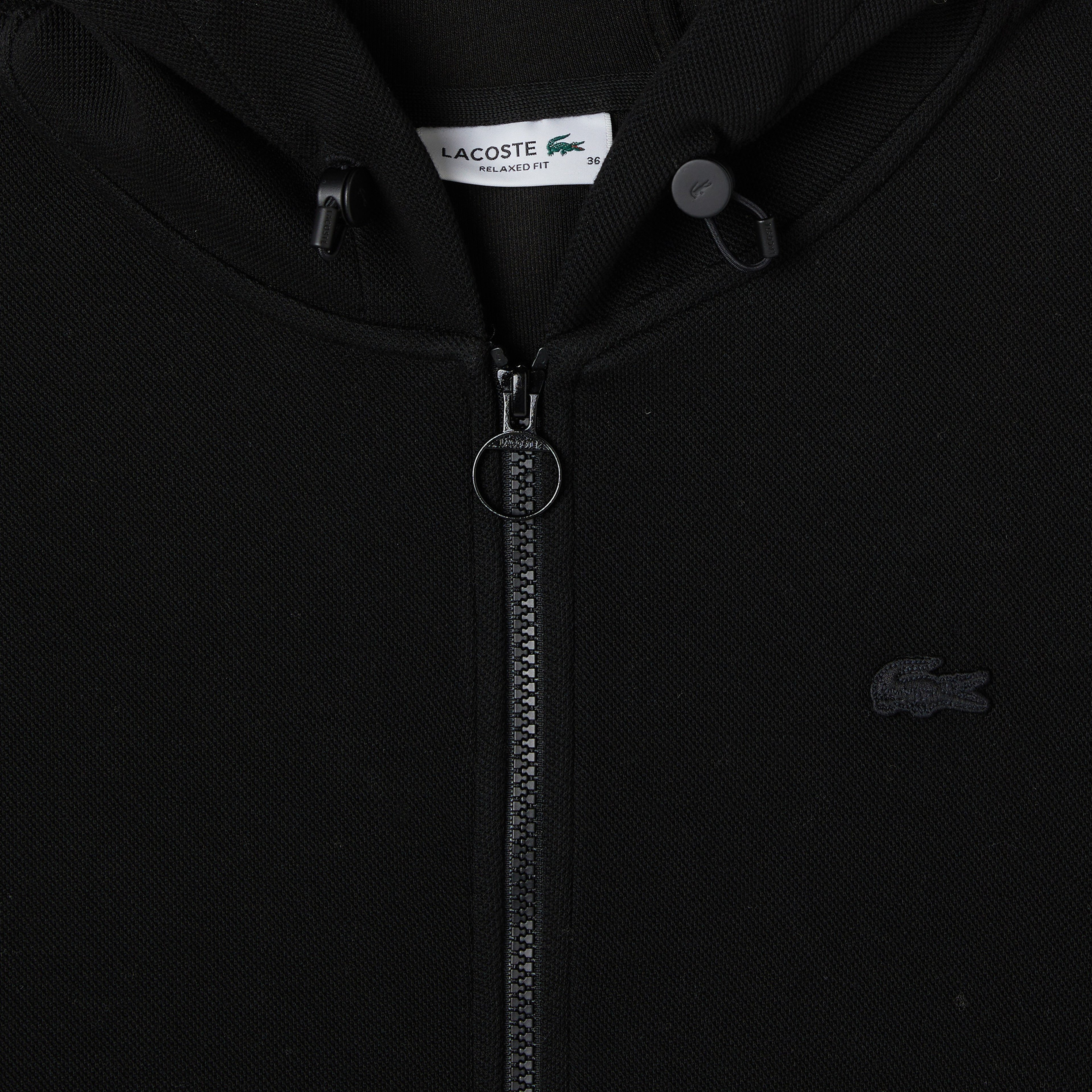 Kadın Relaxed Fit Kapüşonlu Siyah Sweatshirt