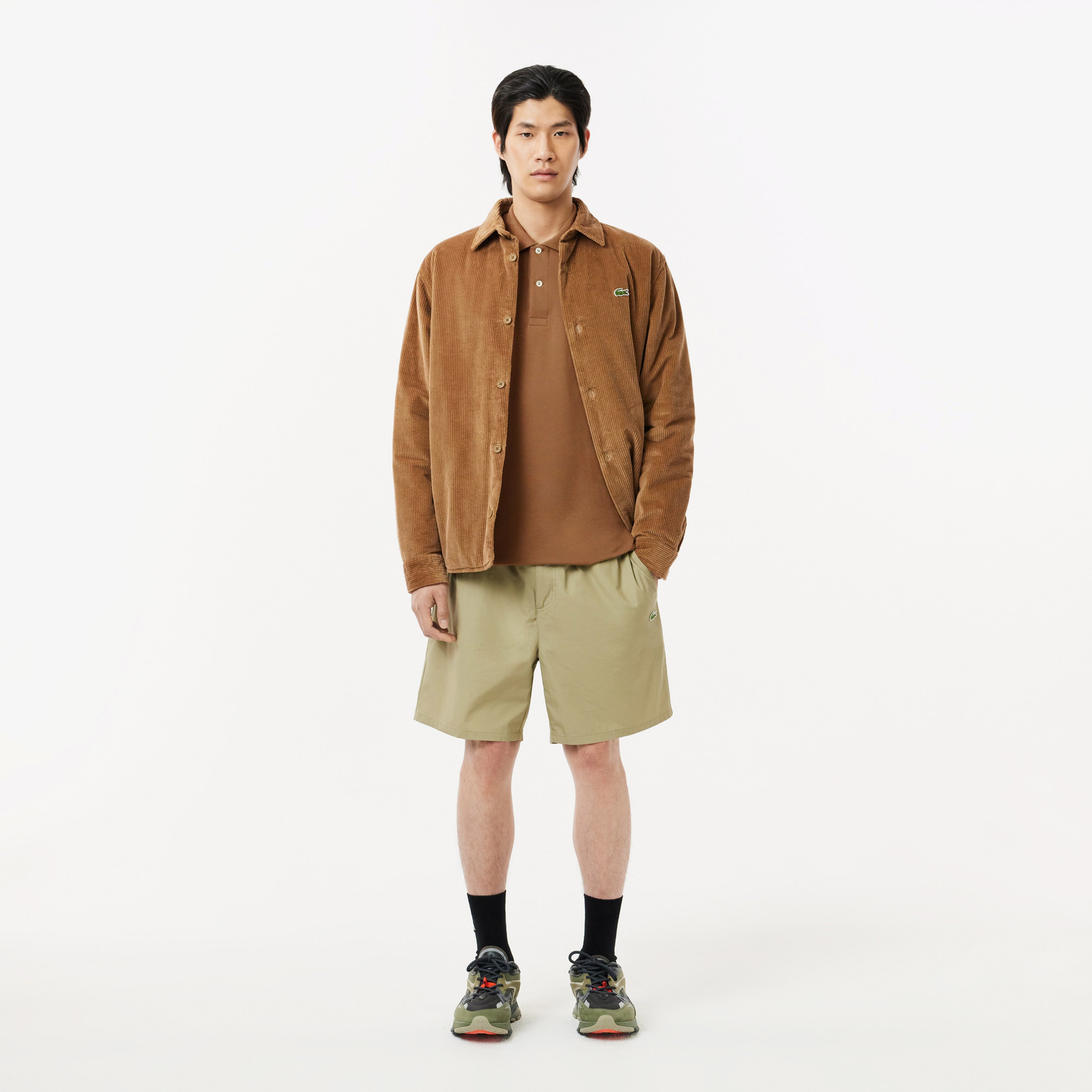 Lacoste L.12.12 Classic Fit Erkek Kahverengi Polo