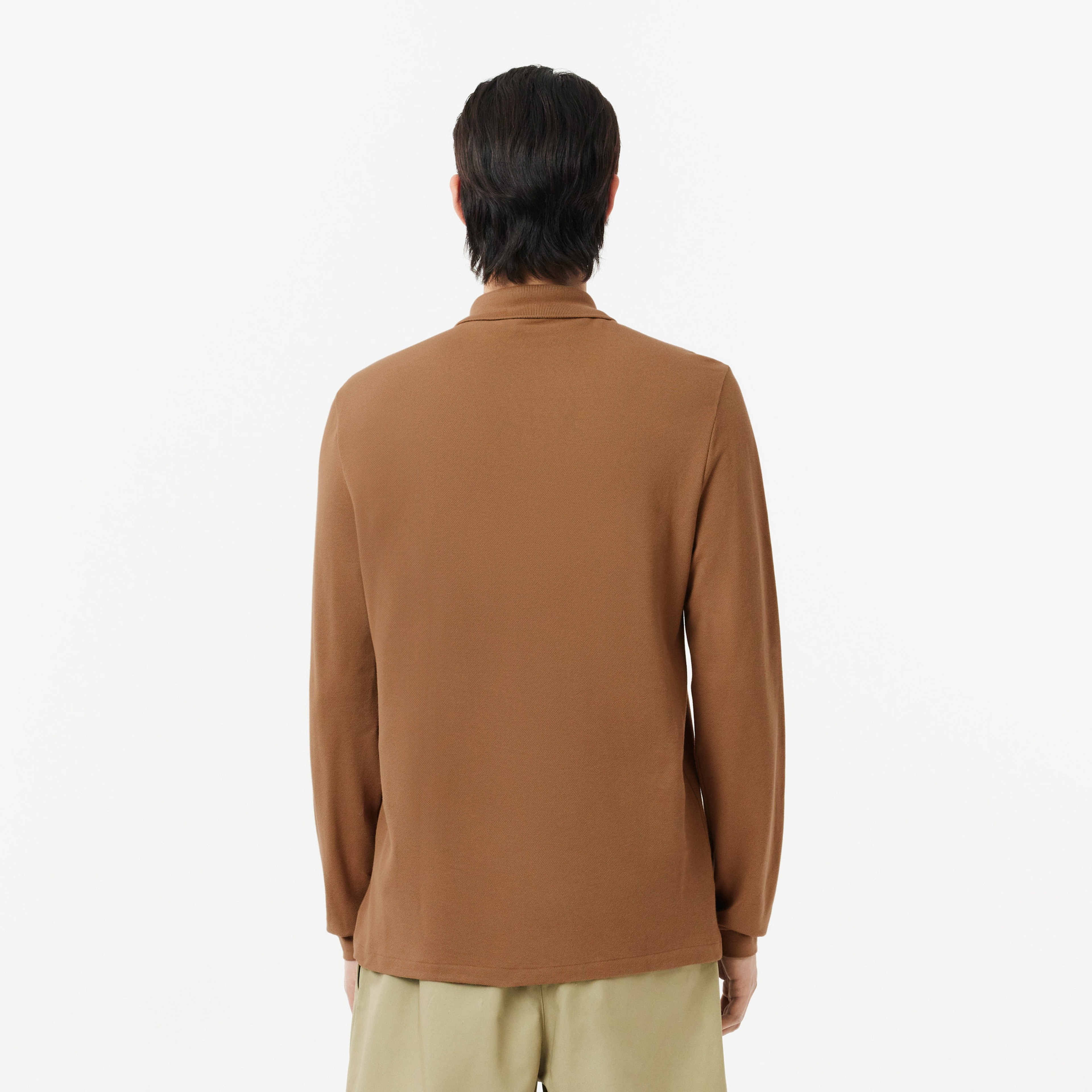 Lacoste L.12.12 Classic Fit Erkek Kahverengi Polo