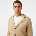 Lacoste Erkek Classic Fit V Yaka Kahverengi Hırka