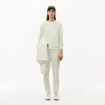 Kadın Regular Fit Bisiklet Yaka Beyaz Sweatshirt