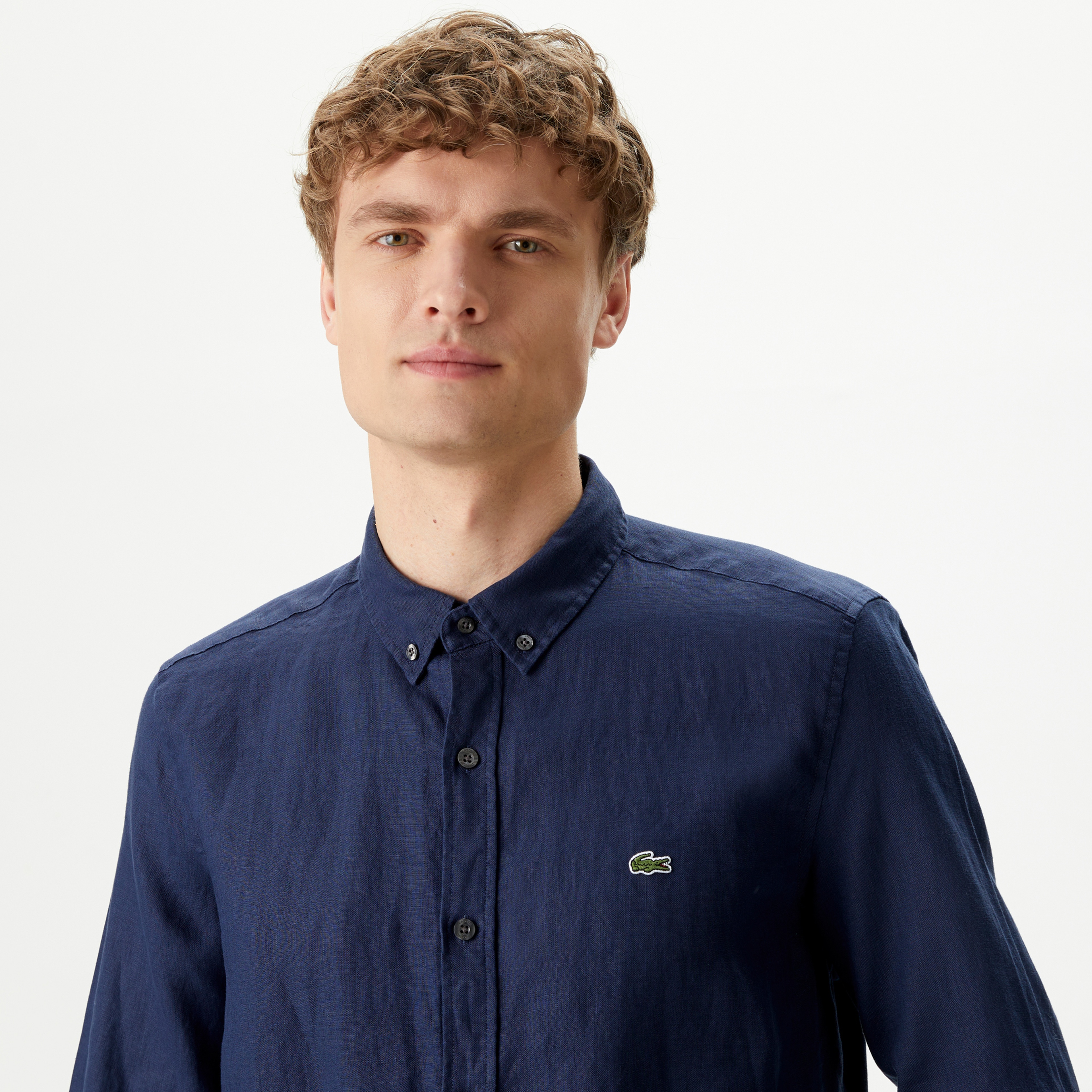 Lacoste Erkek Lacivert Gömlek