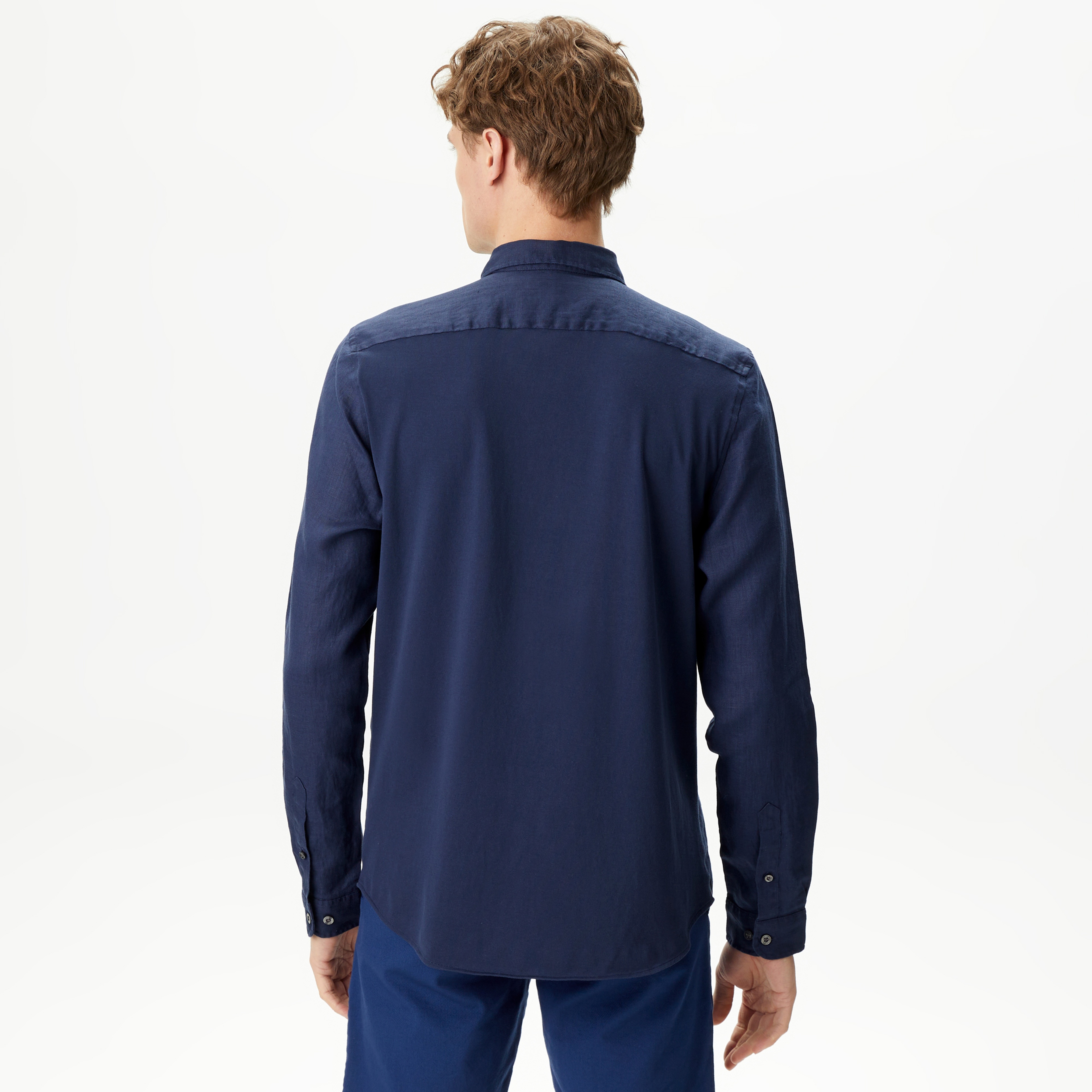 Lacoste Erkek Lacivert Gömlek