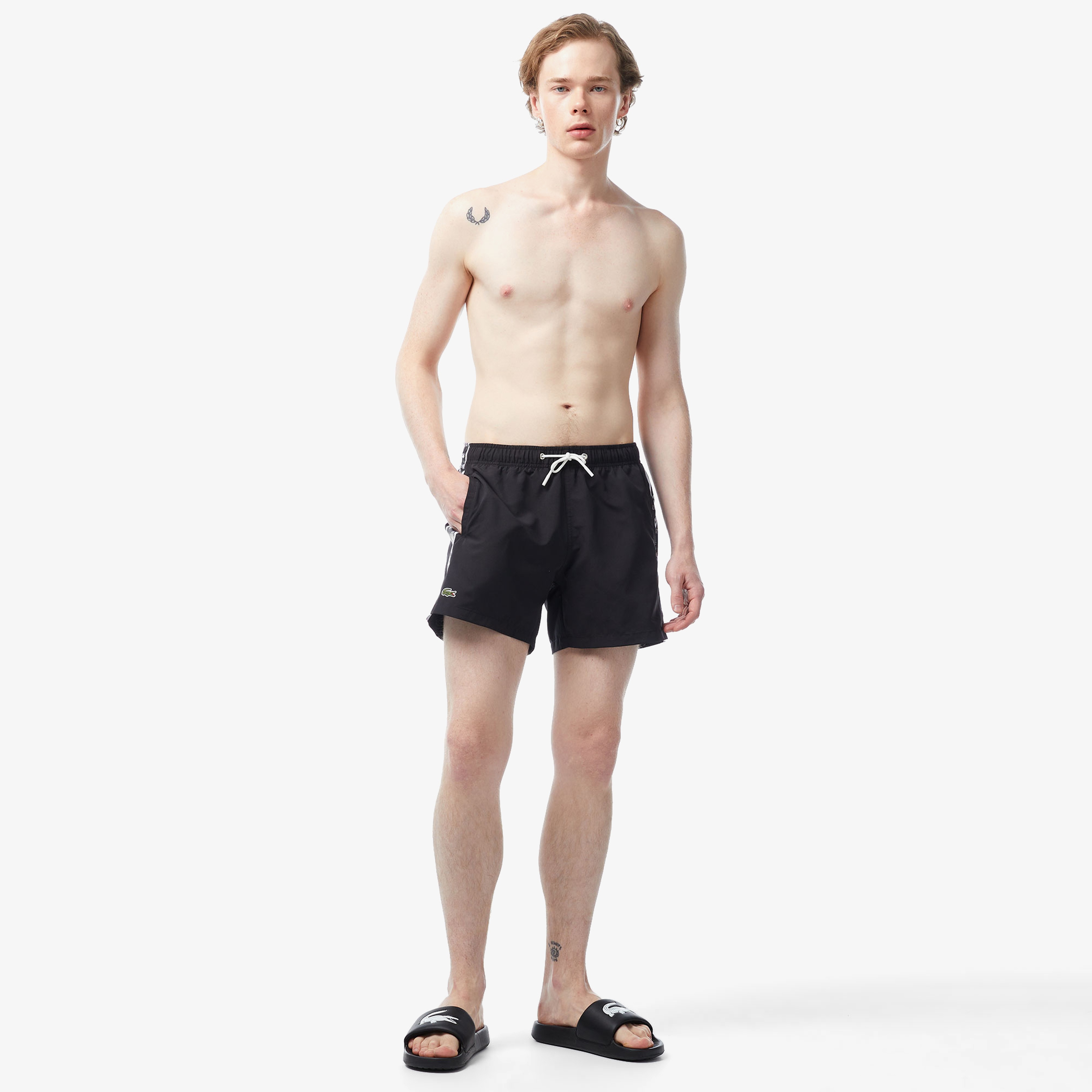 Lacoste Erkek Siyah Mayo Şort
