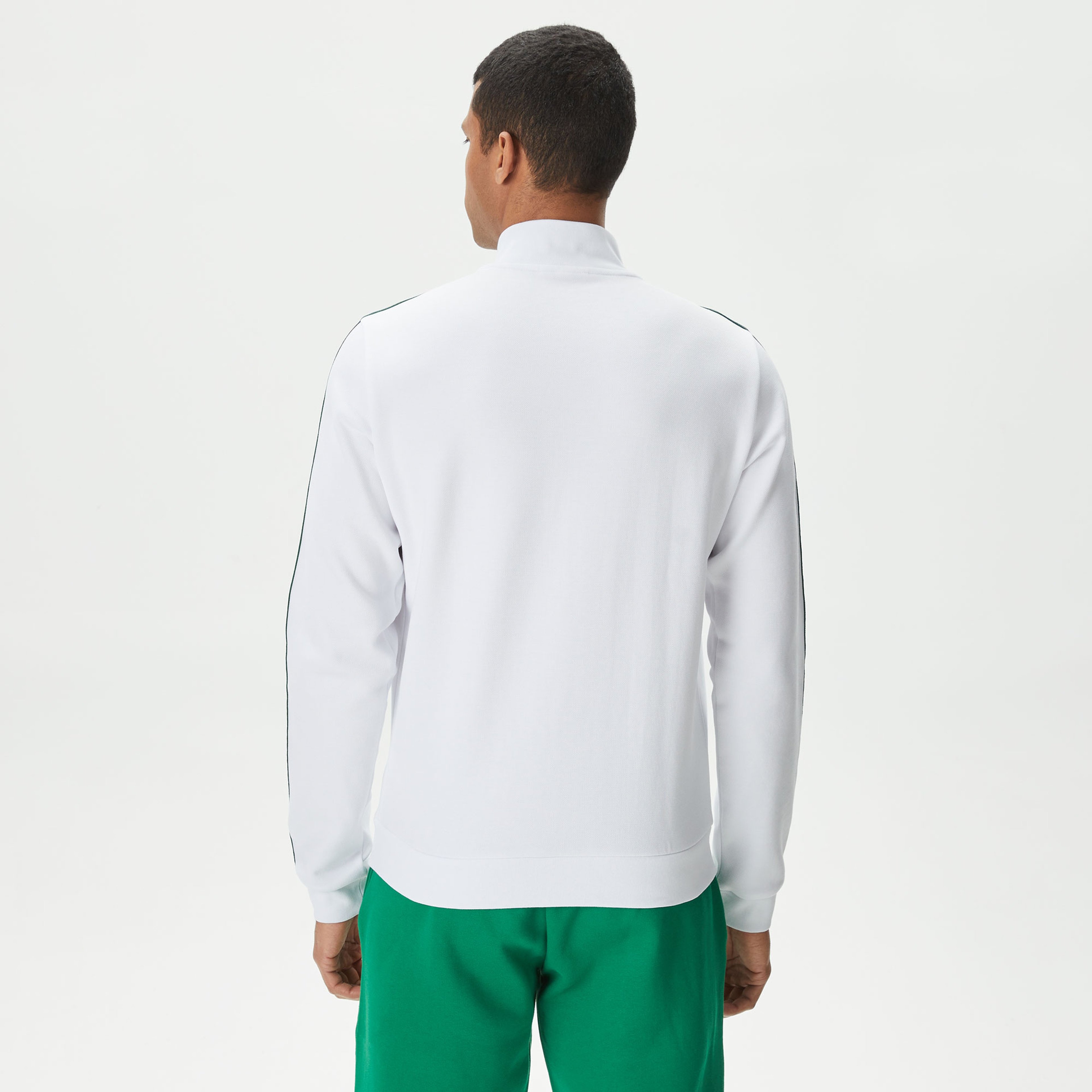 Lacoste Regular Fit Erkek Beyaz Eşofman Üstü