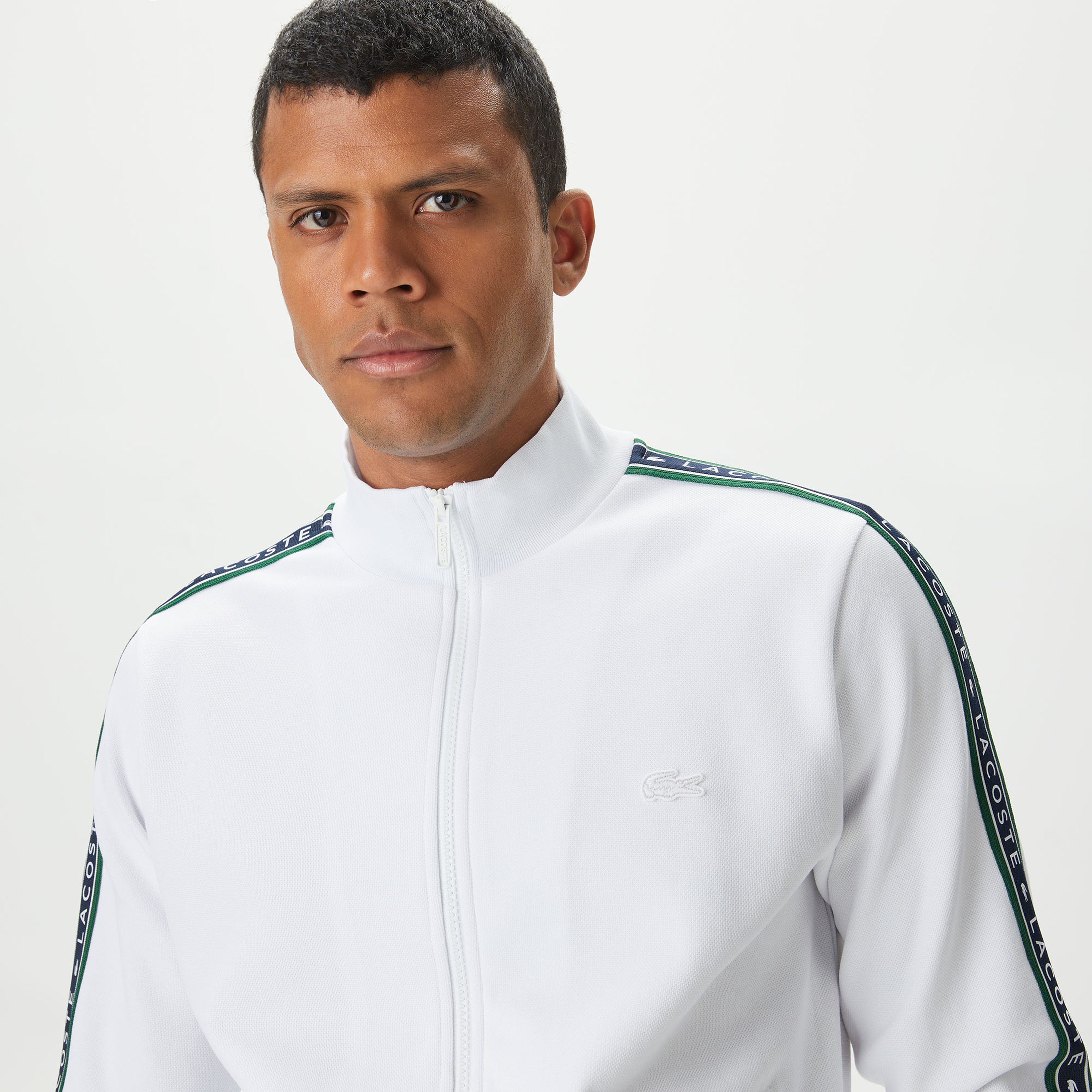 Lacoste Regular Fit Erkek Beyaz Eşofman Üstü