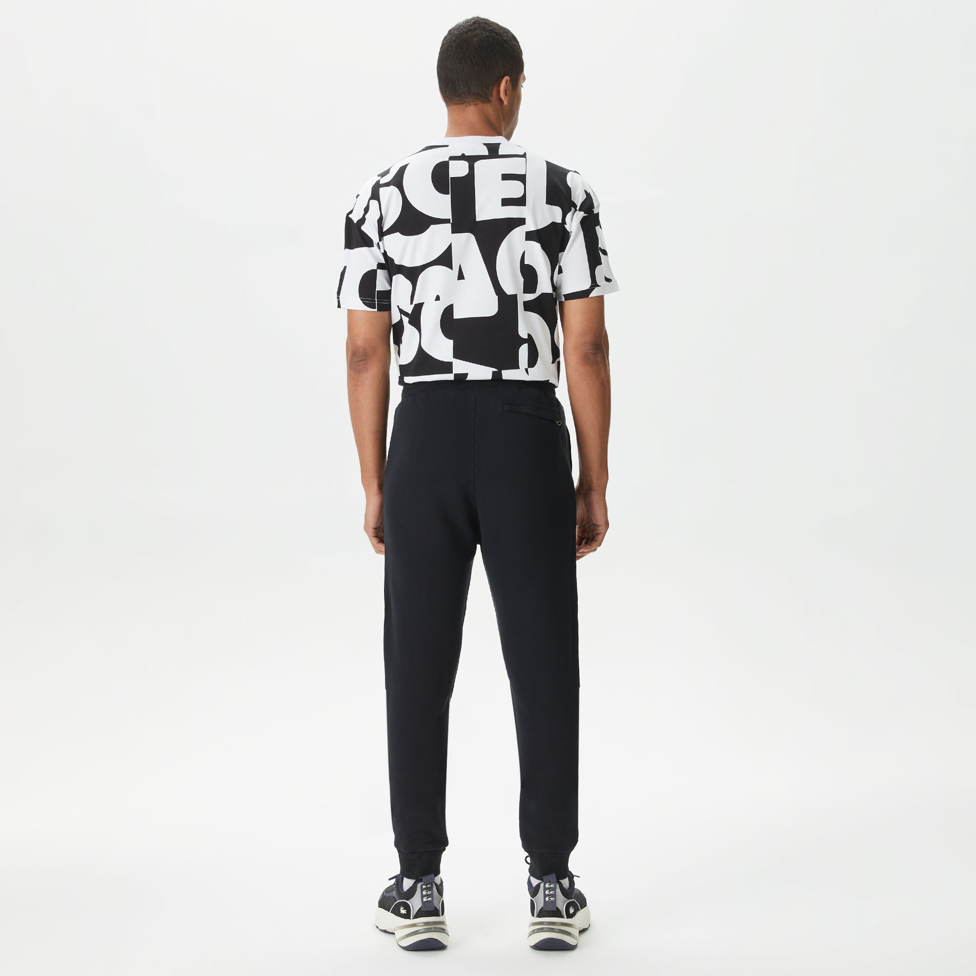 Lacoste Erkek Relaxed Fit Siyah Eşofman Altı