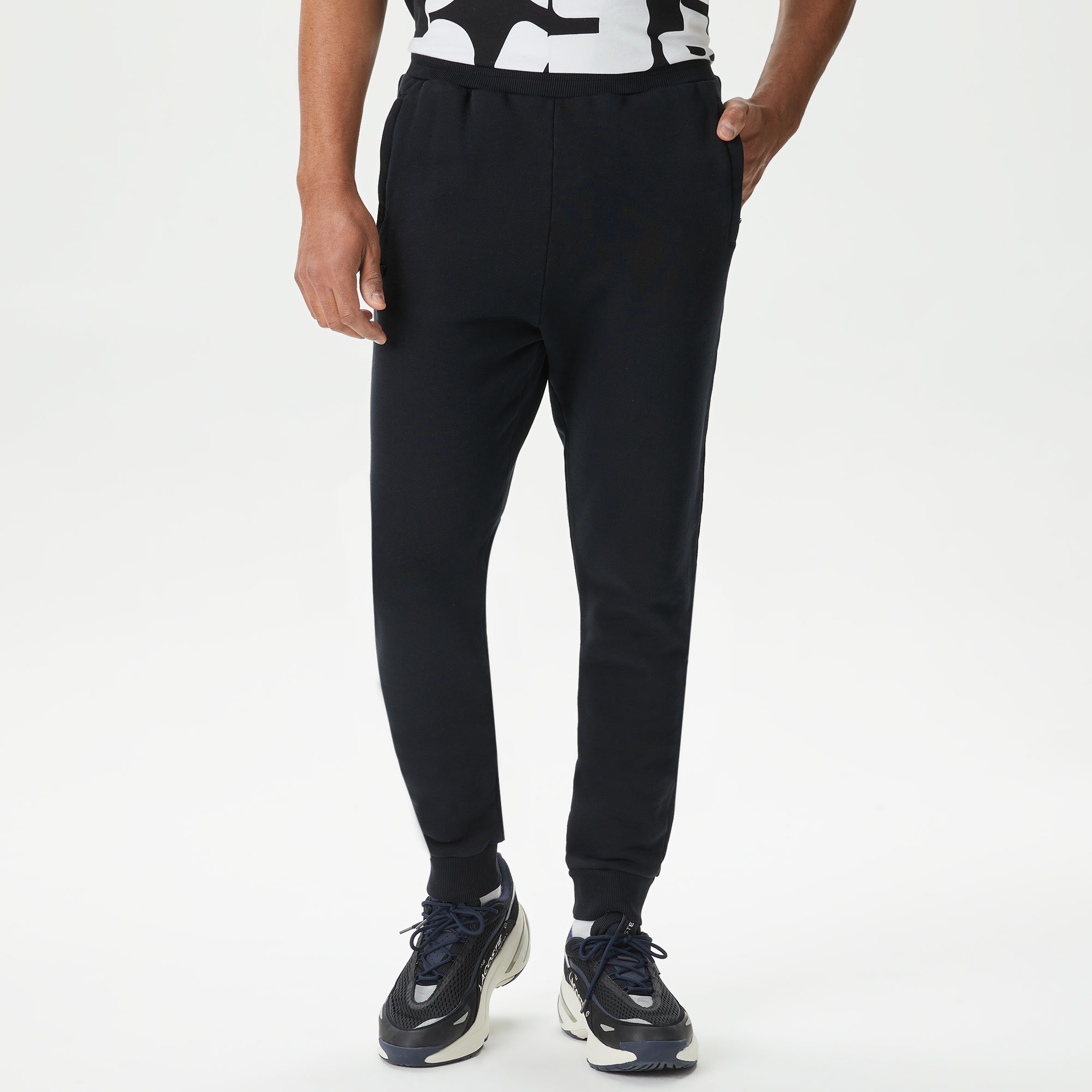 Lacoste Erkek Relaxed Fit Siyah Eşofman Altı