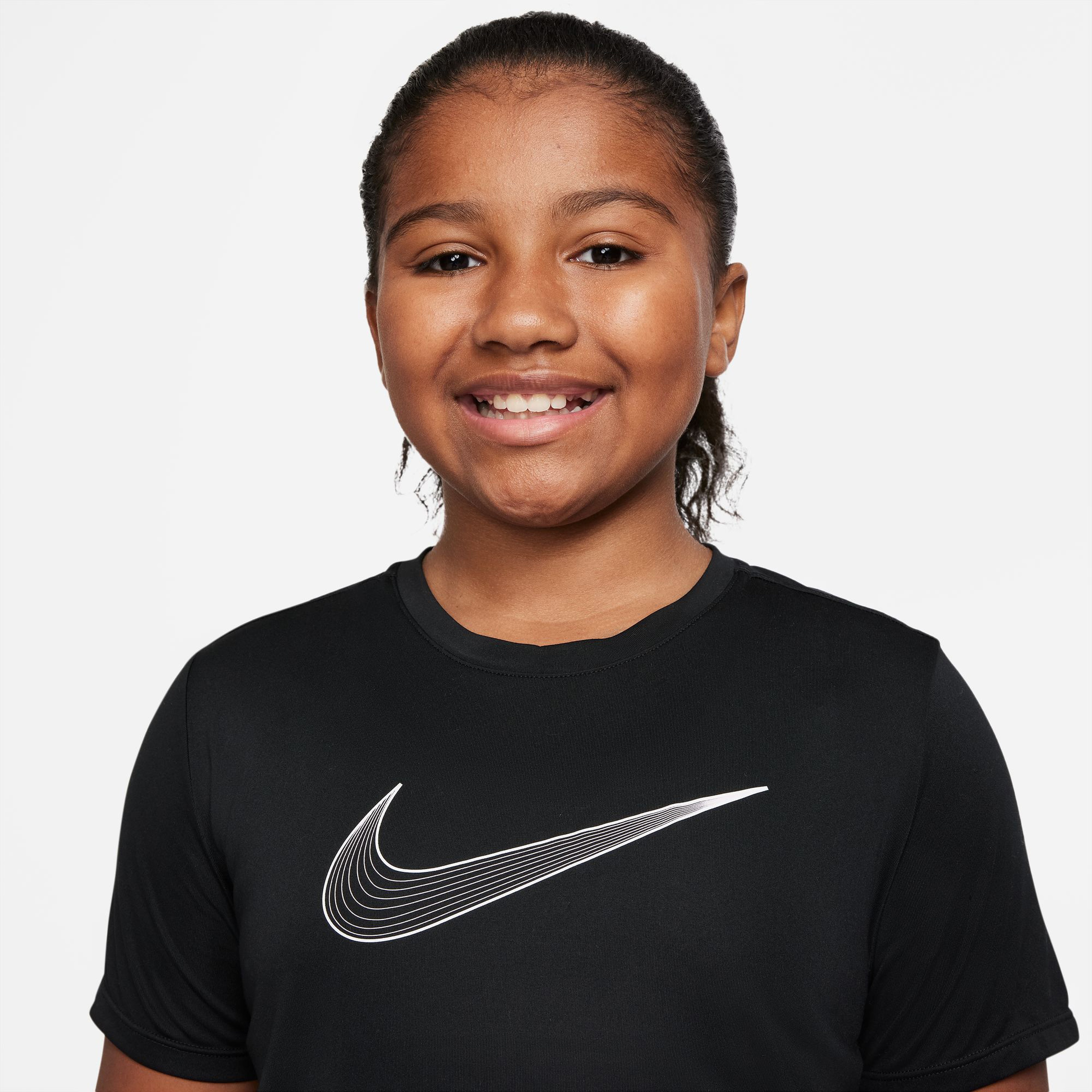 Nike Dri-Fit One Top Çocuk Siyah T-Shirt