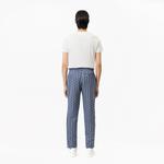 Erkek Regular Fit Monogram Lacivert Eşofman Altı